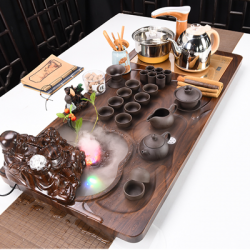 automatic purple sand tea set