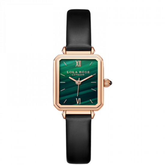 Wind and luxury retro small square plate famous brand watch small green watch