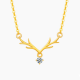 10g gold necklace a deer has you