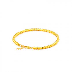 15g Gold bracelet female light diamond 5G pure gold bracelet