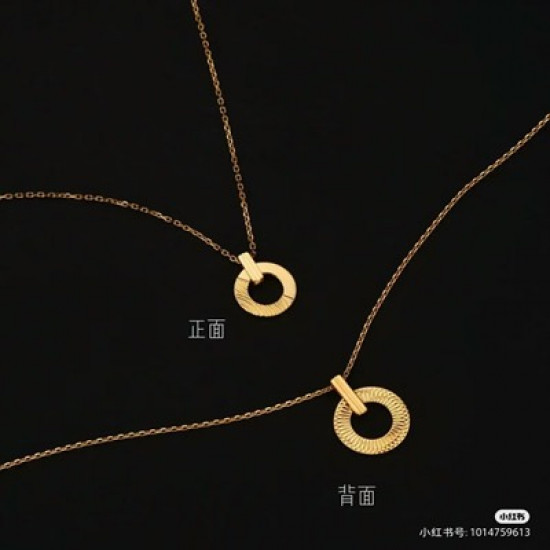 Gold jewelry necklace