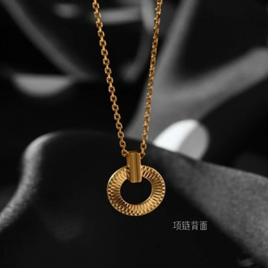 Gold jewelry necklace